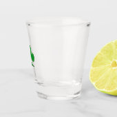 Irish Green Clover Symbol des Saint Patrick's Day Schnapsglas (Rechts)