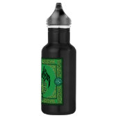 Irish Green Dragon Celtic Edelstahlflasche (Rechts)