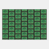 Irish Green Dragon Celtic Geschenkpapier Set (Vorderseite 2)