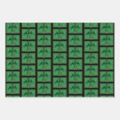 Irish Green Dragon Celtic Geschenkpapier Set (Vorderseite)