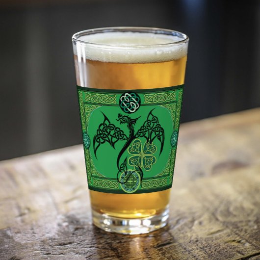 Irish Green Dragon Celtic Glas