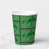 Irish Green Dragon Celtic Pappbecher (Rechts)