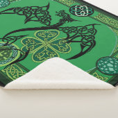 Irish Green Dragon Celtic Sherpadecke (3/4)