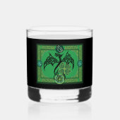 Irish Green Dragon Celtic Whiskyglas (Rückseite)