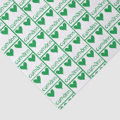Irish Green Hearts Seidenpapier (Ausschnitt)