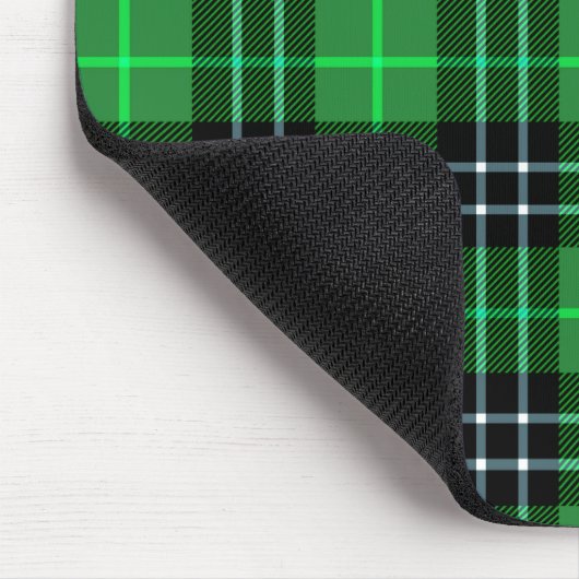 Irish Green Kariert Mousepad (Ecke)