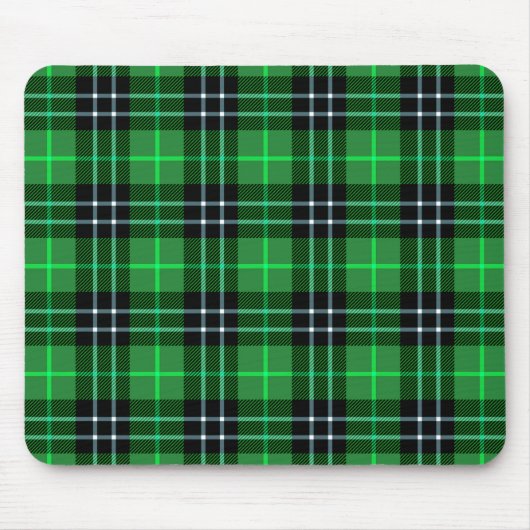 Irish Green Kariert Mousepad (Vorne)