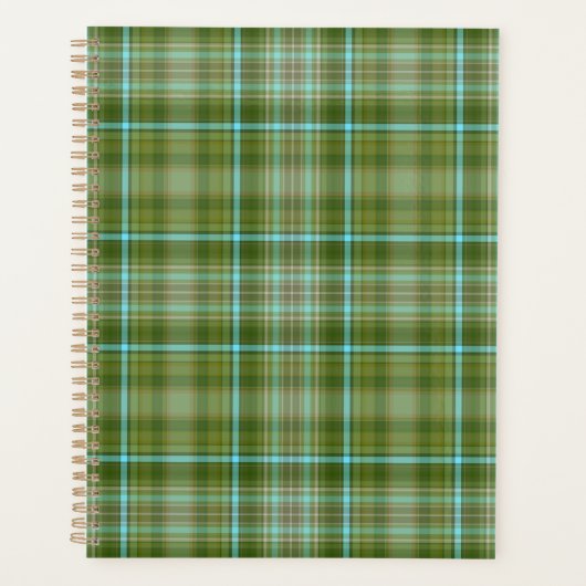 Irish Green Kariert Planner Planer (Vorderseite)