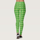 Irish Green Kleeblatt Clover St. Patrick's Day Leggings (Rückseite)