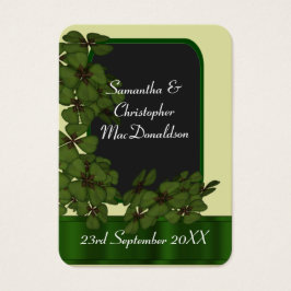 Irish Green Kleeblatt Gastgeschenk Hochzeit danke