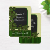 Irish Green Kleeblatt Gastgeschenk Hochzeit danke (Schreibtisch)