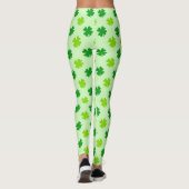 Irish Green Kleeblatt Leggings (Rückseite)