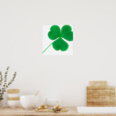 Irish Green Kleeblatt Simple | St. Patrick's Day Poster (Küche)