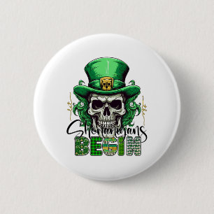 Irish Green Lass Uns Den Schlamassel Beginnen Retr Button