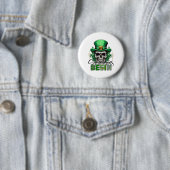 Irish Green Lass Uns Den Schlamassel Beginnen Retr Button (Beispiel)