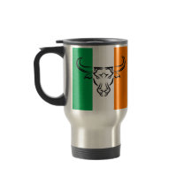 IRISH Green Orange mit Coolem BULL / TAURUS Zodiac