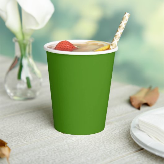 Irish Green Paper Cups Pappbecher (In Situ)