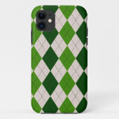 Irish Green Raute Case-Mate iPhone Hülle (Rückseite)