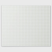 Irish Green Shamrock Stripes Geschenkpapier (Flach)