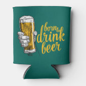 Irish Green St. Patrick's Day Geboren, Bier zu tri Dosenkühler (Vorderseite)