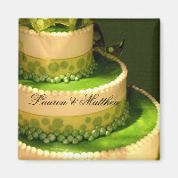 Irish Green Wedding Cake Dekoration