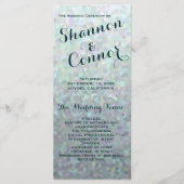 Irish Green Wedding Program Programm (Vorderseite)