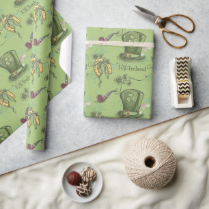 Irish Green Wrapping Paper von St. Patrick's Day Geschenkpapier