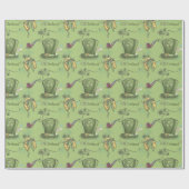 Irish Green Wrapping Paper von St. Patrick's Day Geschenkpapier (Flach)