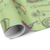 Irish Green Wrapping Paper von St. Patrick's Day Geschenkpapier (Rolleneckpunkt)