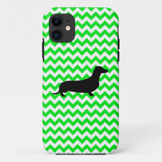 Irish Green Zickzack mit Dackel Case-Mate iPhon iPhone Hülle