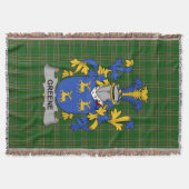 Irish Greene Coat of Arms Familienwappen Irland Decke (Vorderseite)