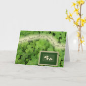 Irish Greeting Card Karte (Gelbe Blume)
