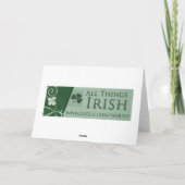 Irish Greeting Card Karte (Rückseite)