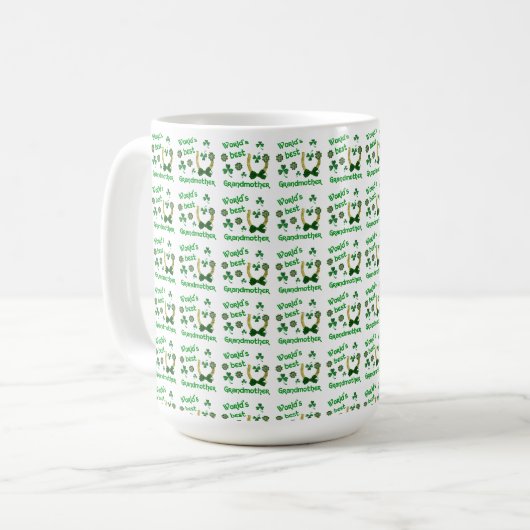 Irish Großmutter Kaffeetasse (Vorderseite Links)