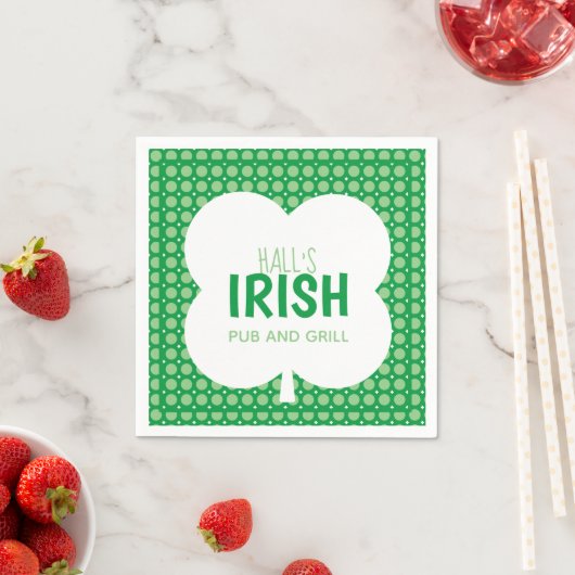 Irish Grünbuch Napkin Serviette (Beispiel)