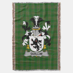 Irish Guillim Coat of Arms Familienwappen Irland Decke