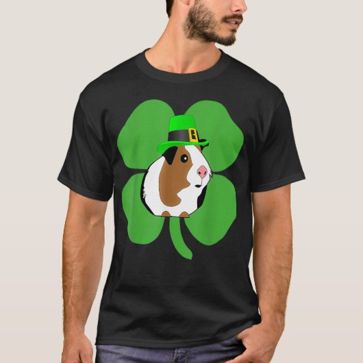 Irish Guinea Pig Guinea Pig St. Patricks Day T-Shirt (Vorderseite)