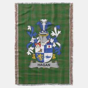 Irish Hagan oder O_Hagan Coat of Arms Familienwapp Decke