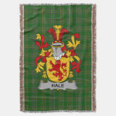 Irish Hale oder McHale Coat of Arms Familienwappen Decke (Vorderseite Vertikal)