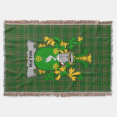 Irish Halpin oder O_Halpin Coat of Arms Family Cre Decke (Vorderseite)