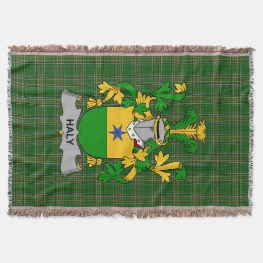 Irish Haly or O_Haly Coat of Arms Familienwappen I Decke (Vorderseite)