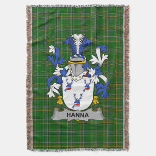 Irish Hanna oder O_Hanna Coat of Arms Familienwapp Decke