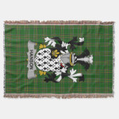 Irish Hanson oder O_Hanson Coat of Arms Family Cre Decke (Vorderseite)