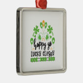 Irish Happy Go Lucky Classy Ornament Aus Metall (Rechts)