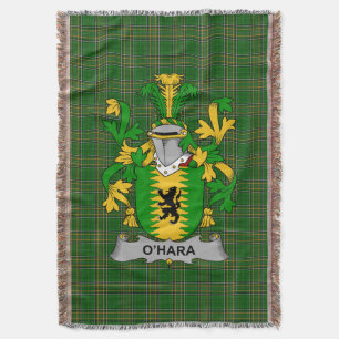Irish Hara oder O_Hara Coat of Arms Familienwappen Decke