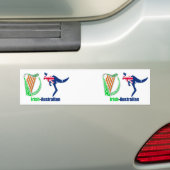 Irish Harp-Australia-Flaggensticker Autoaufkleber (Auf Auto)
