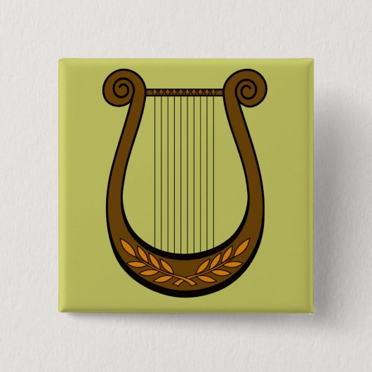 Irish Harp Button (Vorderseite)