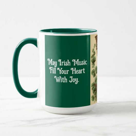 Irish Harp Combo Tasse (Links)