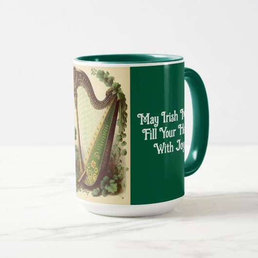 Irish Harp Combo Tasse (VorderseiteRechts)
