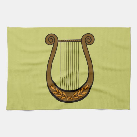 Irish Harp Geschirrtuch (Horizontal)